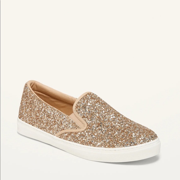 Old Navy Shoes Nwt Old Navy Glitter Slipon Sneakers Size 7 Poshmark